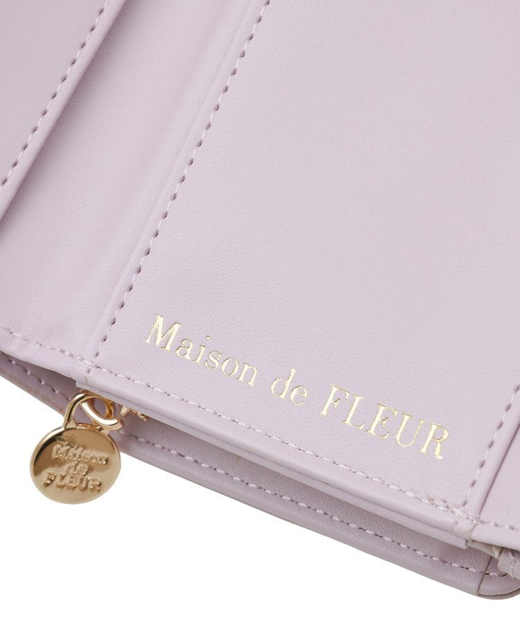 Maison de FLEUR「ハンドル付きリボンウォレット」|財布|