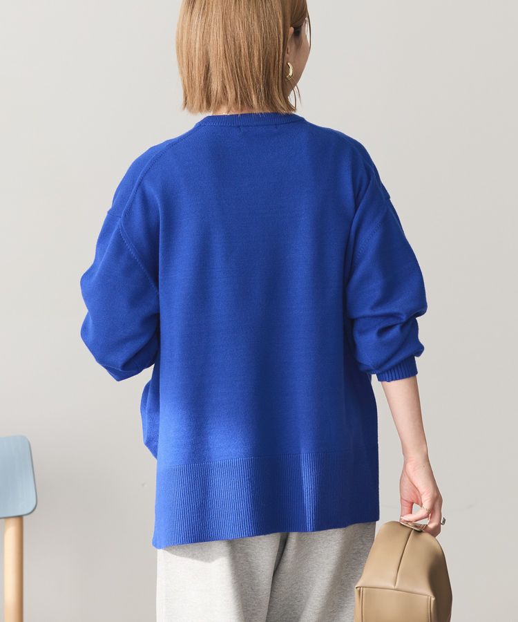 AMERICAN HOLIC「【WEB限定】バイパチサイドスリットニットプルオーバー＜静電気軽減＞」|ニット・セーター|