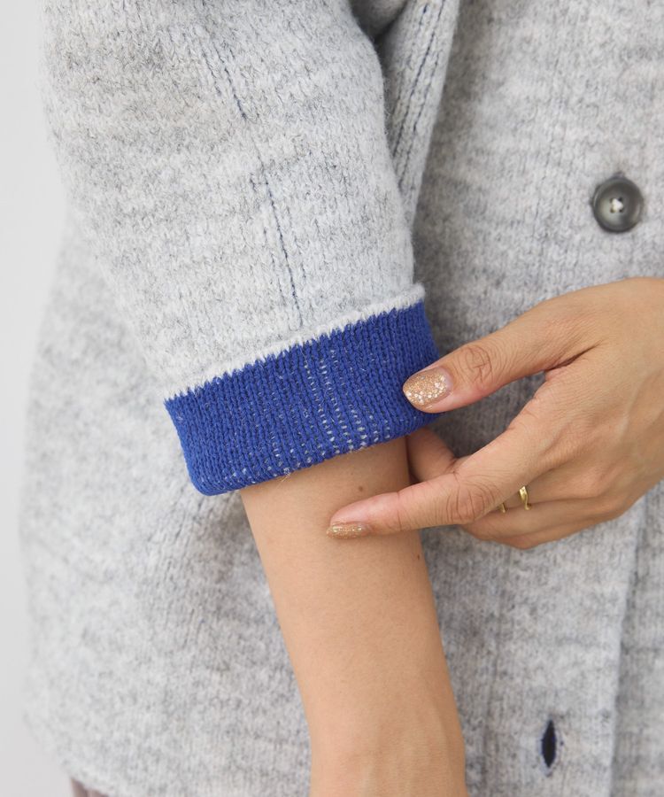 AMERICAN HOLIC「VネックWフェイスニットカーディガン【WEB限定カラー有り】」|カーディガン|