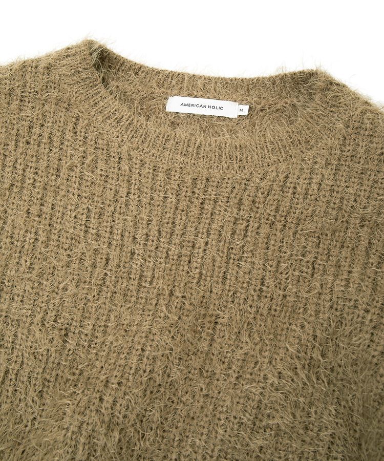 AMERICAN HOLIC「【WEB限定】フェザーゆるニットプルオーバー」|ニット・セーター|