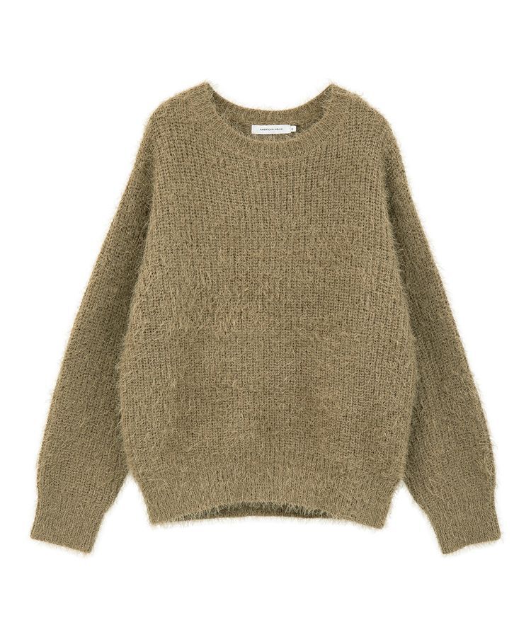 AMERICAN HOLIC「【WEB限定】フェザーゆるニットプルオーバー」|ニット・セーター|