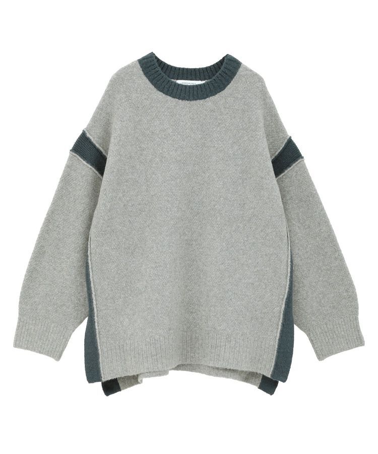 AMERICAN HOLIC「バイカラーニットプルオーバー【WEB限定カラー有り】」|ニット・セーター|