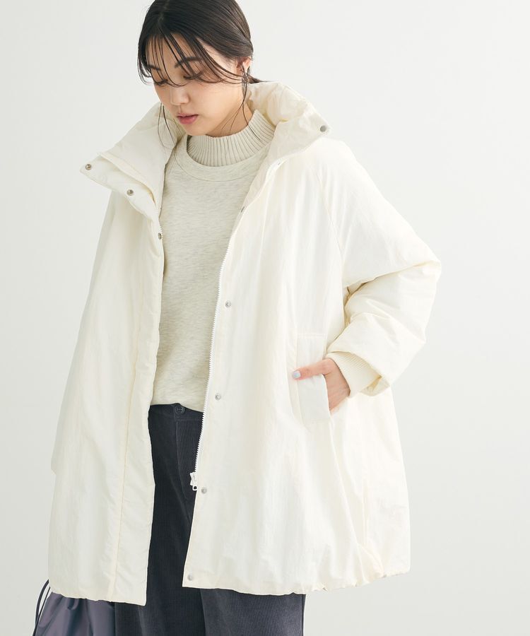 Green Parks「シームレス中綿ドロストコート」|その他|Off White