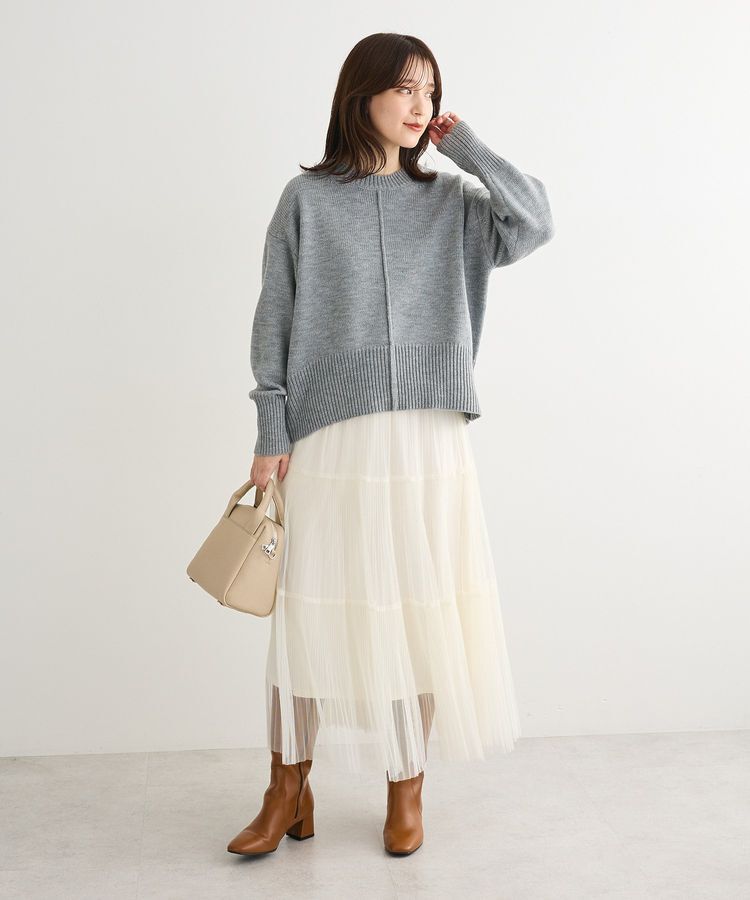 Green Parks「チュールプリーツティアードスカート」|スカート|