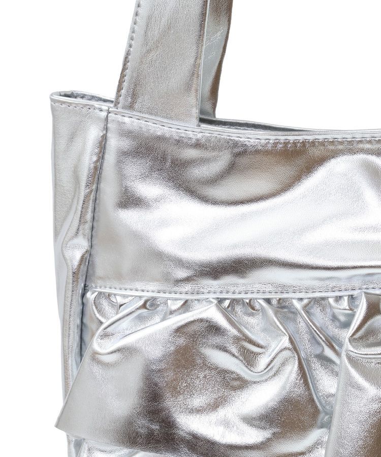 YECCA VECCA「【cache cache】PUフリルトート」|トートバッグ|