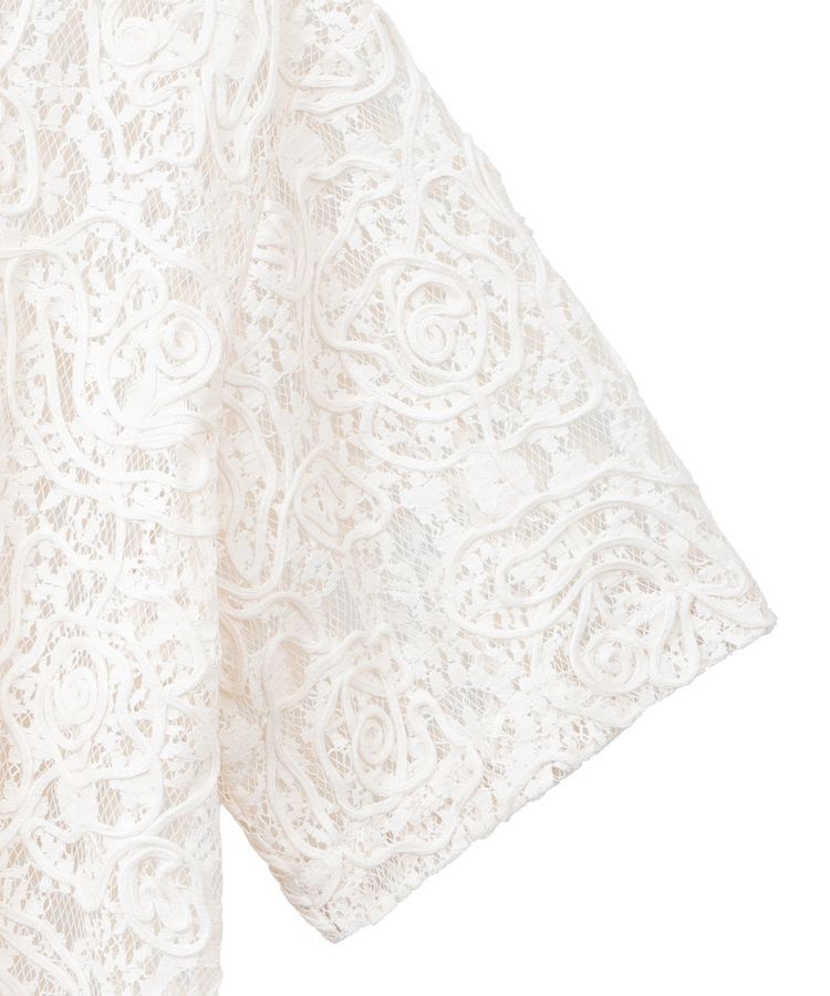 YECCA VECCA「コードレースシャツ」|シャツ・ブラウス|