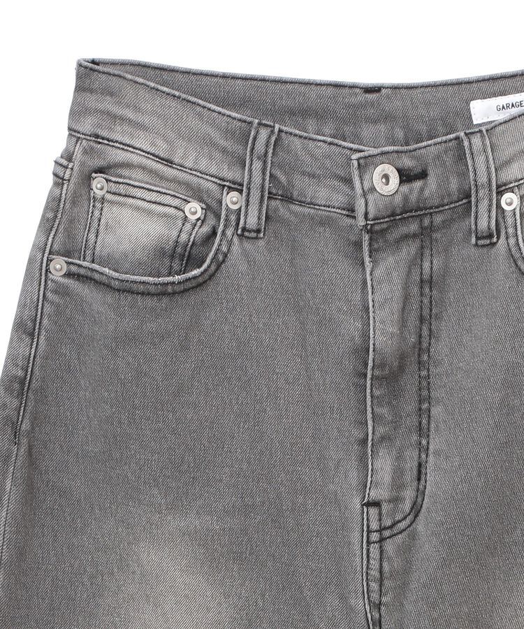 GARAGE OF GOOD CLOTHING「ハイウエストワイドデニムパンツ（グレー）」|デニム|