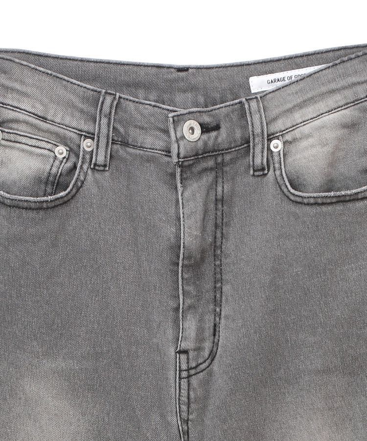 GARAGE OF GOOD CLOTHING「ハイウエストワイドデニムパンツ（グレー）」|デニム|