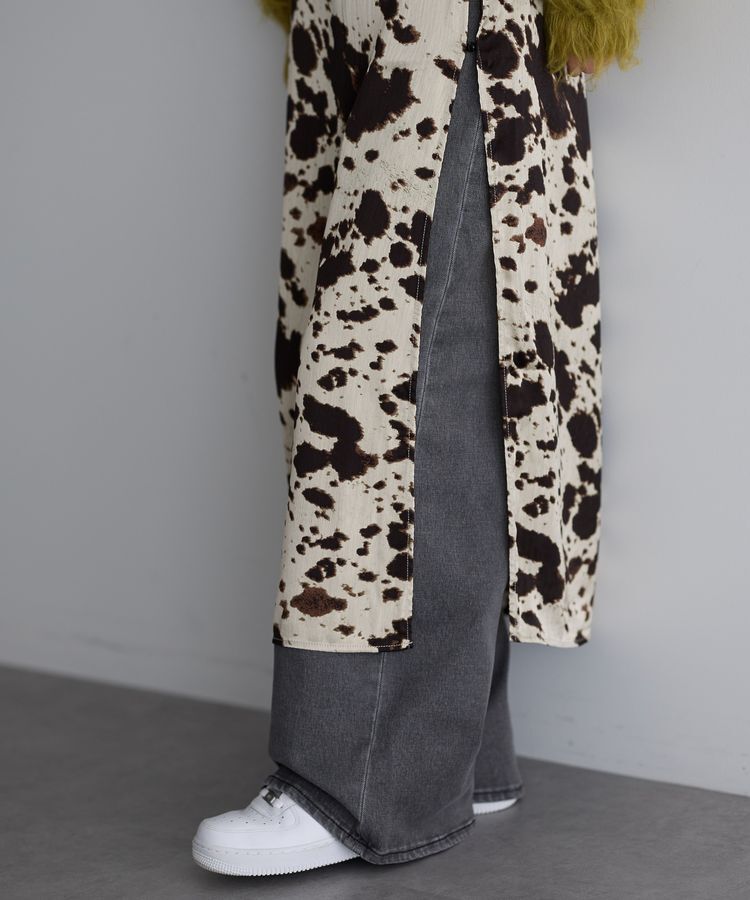 GARAGE OF GOOD CLOTHING「ハイウエストワイドデニムパンツ（グレー）」|デニム|