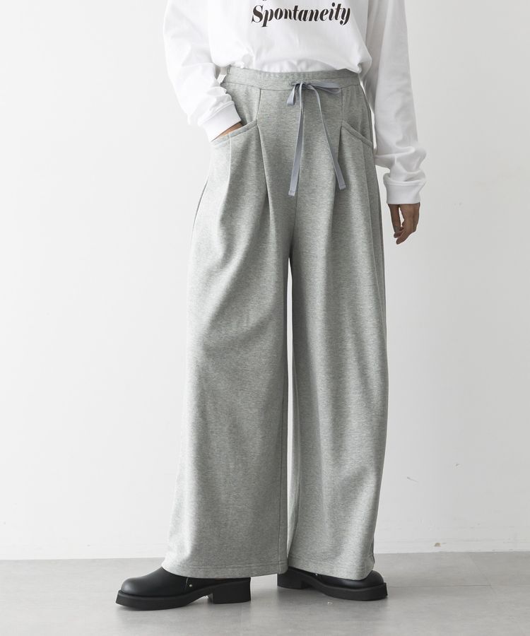 GARAGE OF GOOD CLOTHING「【日本製】裏毛２タックバレルパンツ」|その他|Gray Mixture