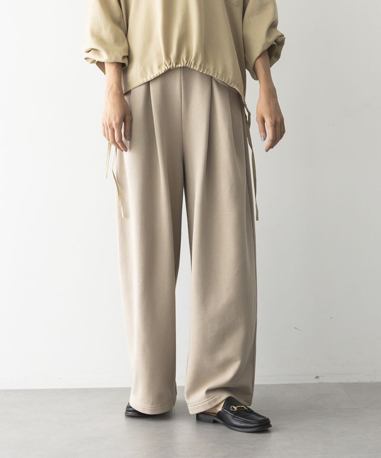 GARAGE OF GOOD CLOTHING「【日本製】裏毛２タックバレルパンツ」|その他|Light Khaki