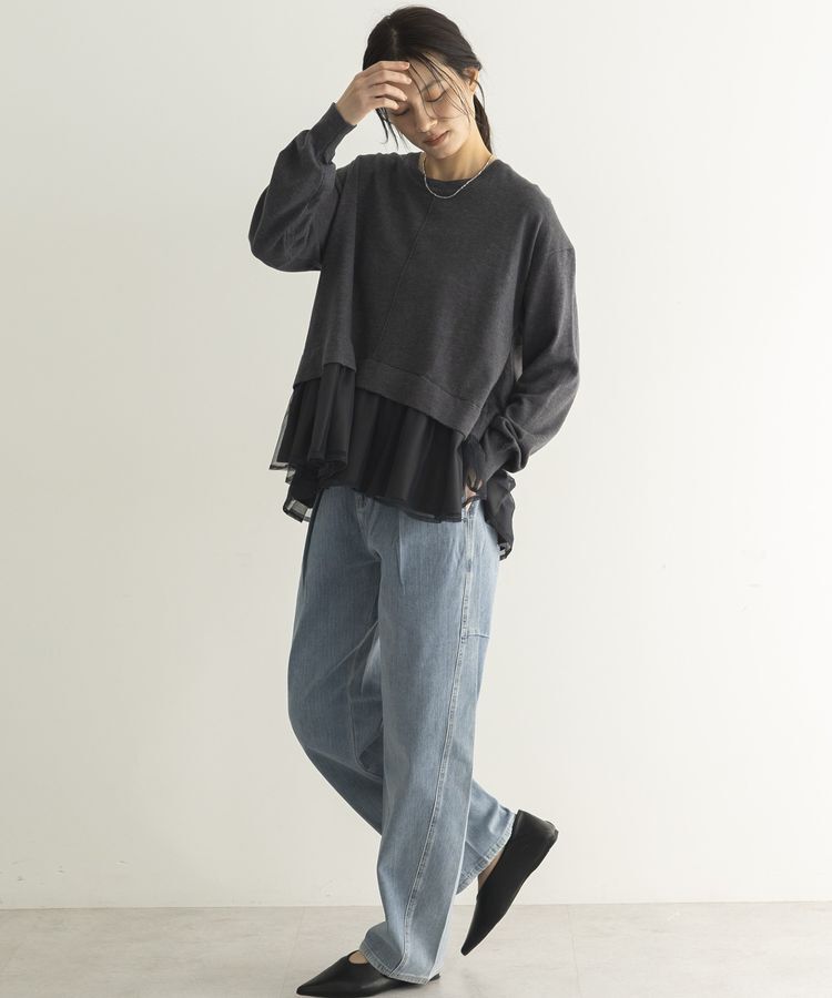 GARAGE OF GOOD CLOTHING「タックコクーンデニムパンツ」|デニム|