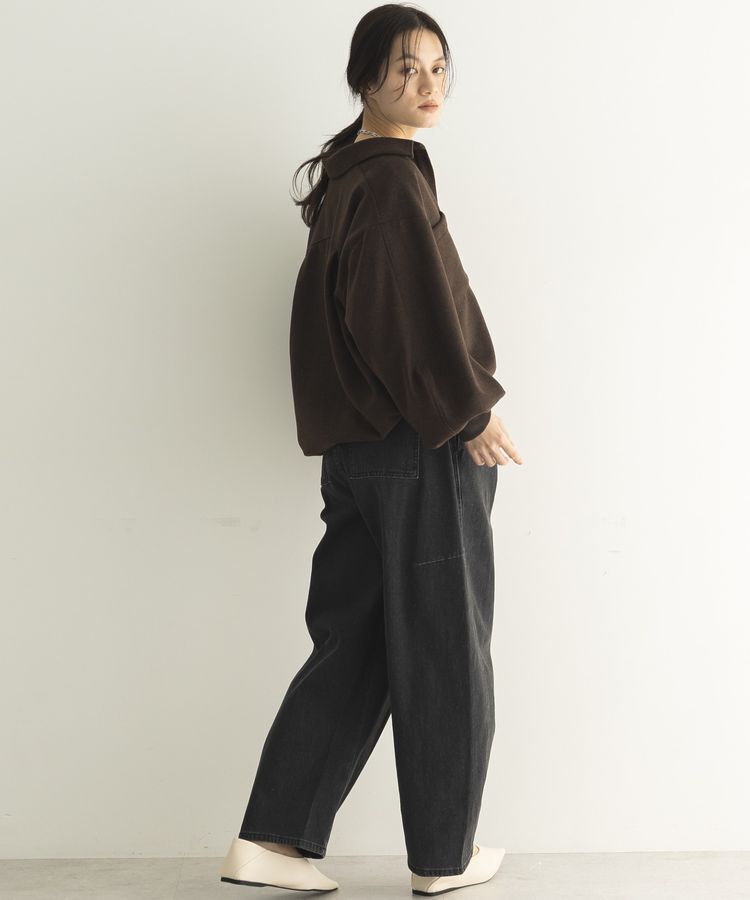 GARAGE OF GOOD CLOTHING「タックコクーンデニムパンツ」|デニム|