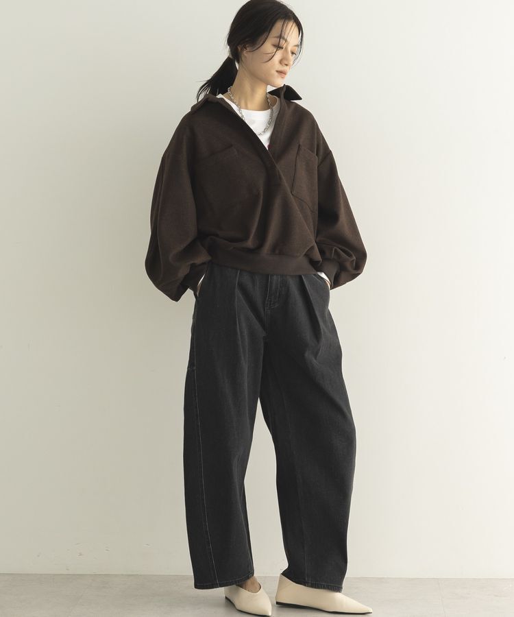 GARAGE OF GOOD CLOTHING「タックコクーンデニムパンツ」|デニム|