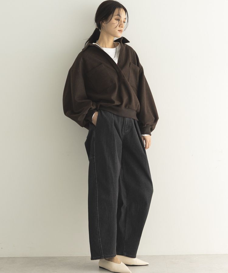 GARAGE OF GOOD CLOTHING「タックコクーンデニムパンツ」|デニム|