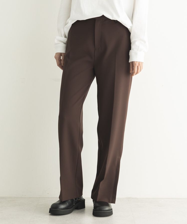 GARAGE OF GOOD CLOTHING「サイドZIPストレートパンツ」|その他|Brown