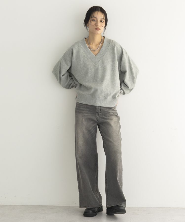 GARAGE OF GOOD CLOTHING「ELIZABETH Vネックロゴプルオーバー」|Tシャツ・カットソー|