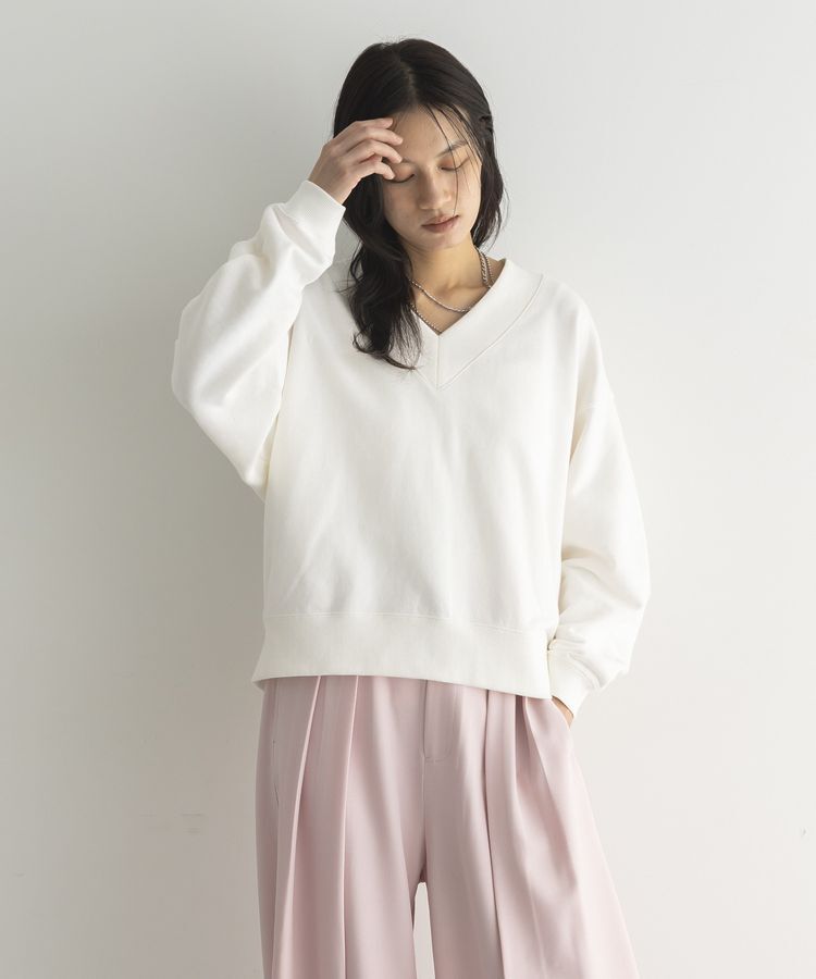 GARAGE OF GOOD CLOTHING「ELIZABETH Vネックロゴプルオーバー」|Tシャツ・カットソー|