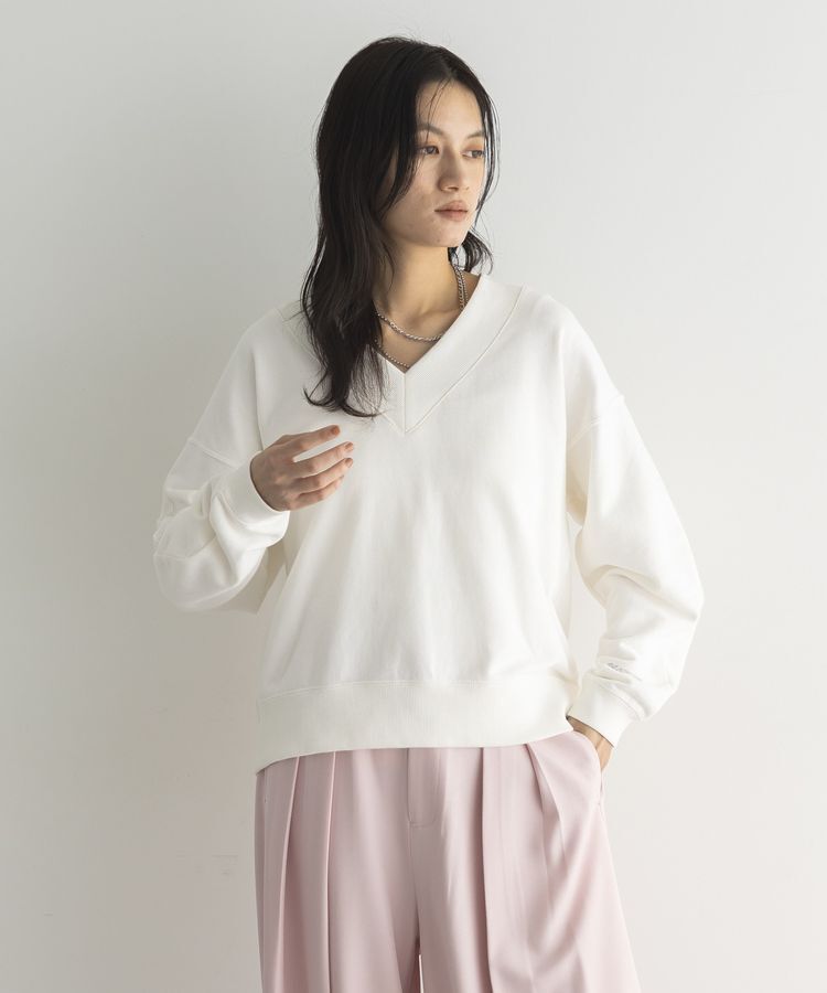 GARAGE OF GOOD CLOTHING「ELIZABETH Vネックロゴプルオーバー」|Tシャツ・カットソー|
