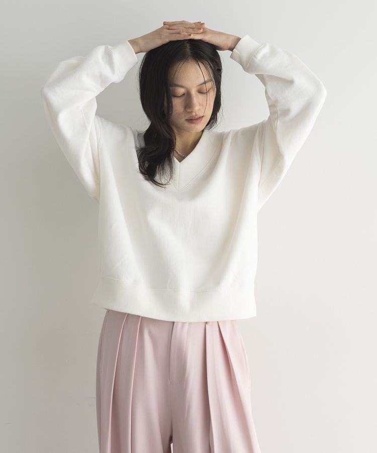 GARAGE OF GOOD CLOTHING「ELIZABETH Vネックロゴプルオーバー」|Tシャツ・カットソー|