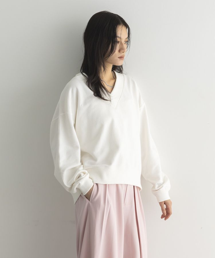 GARAGE OF GOOD CLOTHING「ELIZABETH Vネックロゴプルオーバー」|Tシャツ・カットソー|