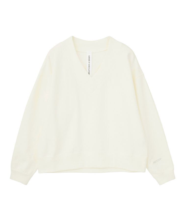 GARAGE OF GOOD CLOTHING「ELIZABETH Vネックロゴプルオーバー」|Tシャツ・カットソー|