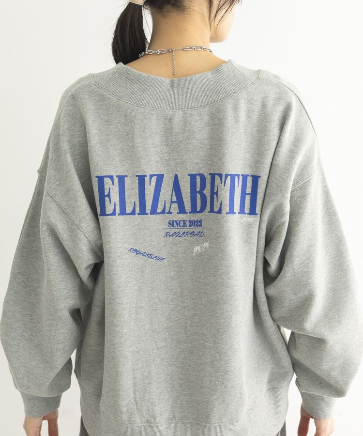 GARAGE OF GOOD CLOTHING「ELIZABETH Vネックロゴプルオーバー」|Tシャツ・カットソー|
