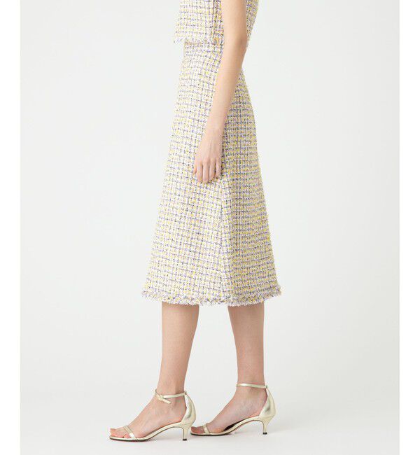 LOULOU WILLOUGHBY「【LOULOU WILLOUGHBY】ファンシーツイードスカート」|スカート|