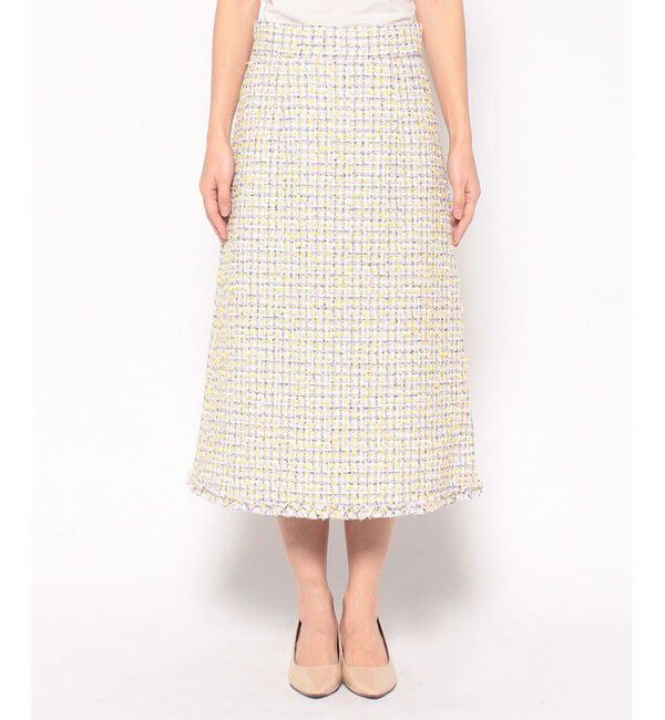 LOULOU WILLOUGHBY「【LOULOU WILLOUGHBY】ファンシーツイードスカート」|スカート|