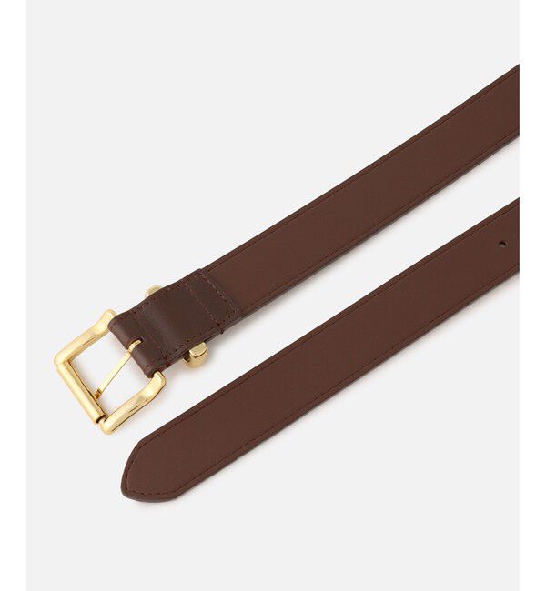 allureville「◇ローラーバックルレザーベルト」|ベルト|