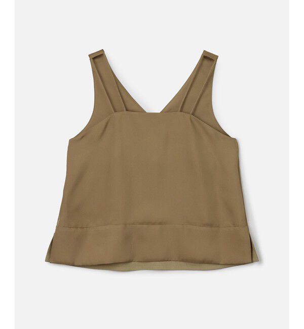 allureville「シルキーツイルタンクキャミソール」|シャツ・ブラウス|