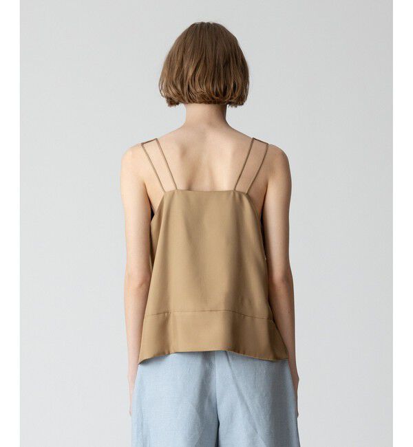 allureville「シルキーツイルタンクキャミソール」|シャツ・ブラウス|