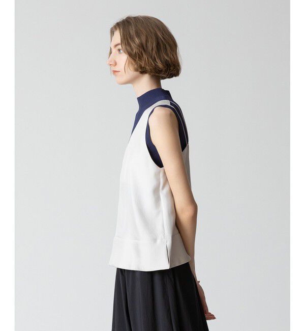 allureville「シルキーツイルタンクキャミソール」|シャツ・ブラウス|