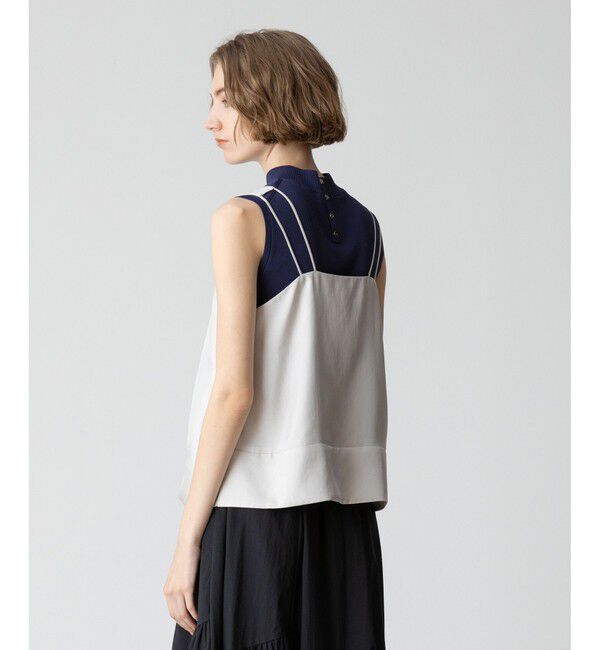 allureville「シルキーツイルタンクキャミソール」|シャツ・ブラウス|