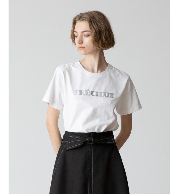 allureville「スパンコールロゴTEE」|Tシャツ・カットソー|