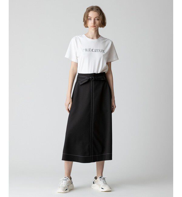 allureville「スパンコールロゴTEE」|Tシャツ・カットソー|