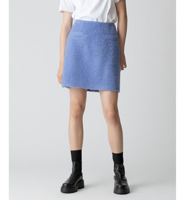 allureville「モヘヤシャギーミニスカート」|スカート|