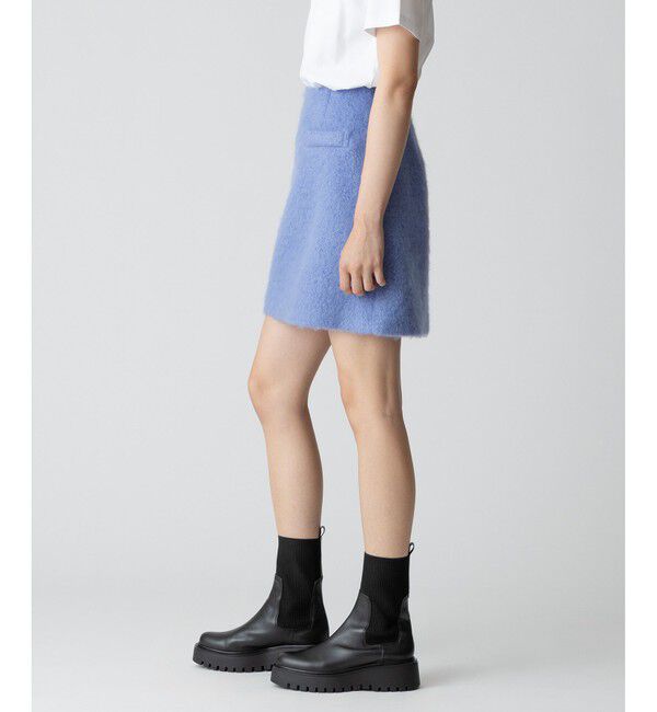 allureville「モヘヤシャギーミニスカート」|スカート|