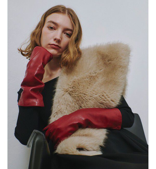 allureville「フェイクフォックス2WAYストール」|ストール|