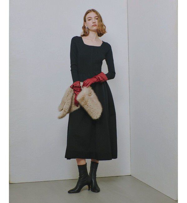 allureville「フェイクフォックス2WAYストール」|ストール|