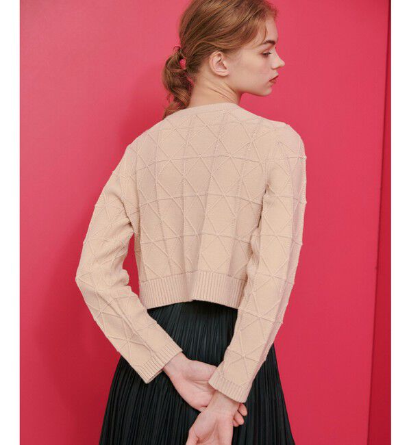 LOULOU WILLOUGHBY「【LOULOU WILLOUGHBY】バードゲージカーディガン」|カーディガン|