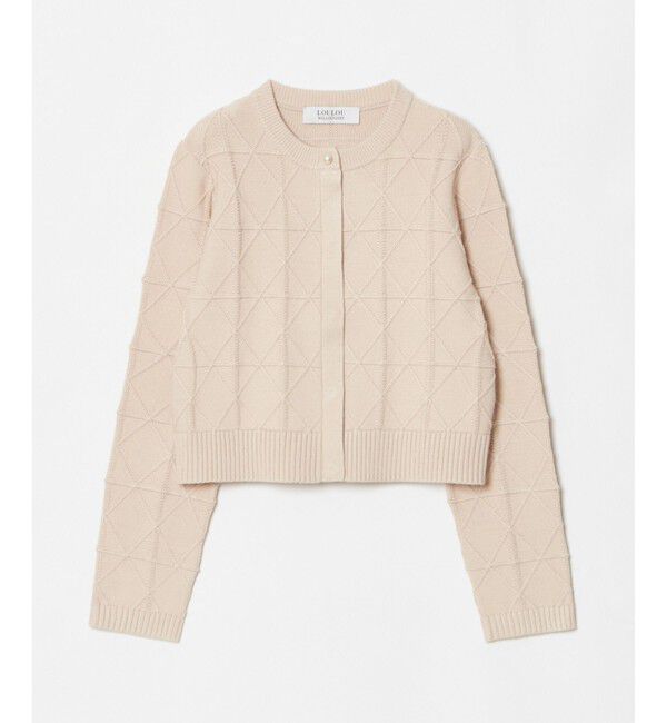 LOULOU WILLOUGHBY「【LOULOU WILLOUGHBY】バードゲージカーディガン」|カーディガン|