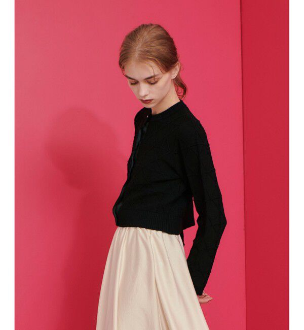 LOULOU WILLOUGHBY「【LOULOU WILLOUGHBY】バードゲージカーディガン」|カーディガン|