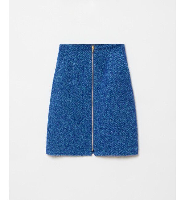 allureville「GIOLICAカルゼフロントジップスカート」|台形|