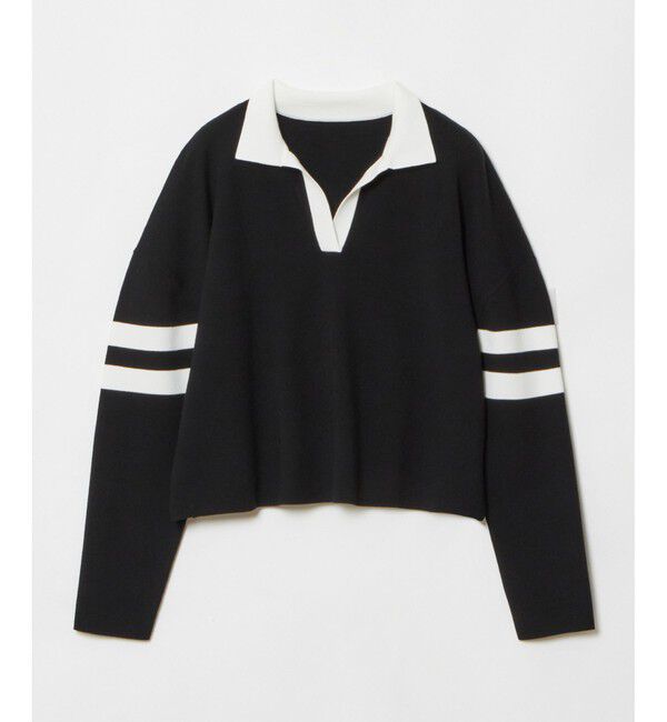 allureville「ラガーシャツプルオーバー」|ニット・セーター|