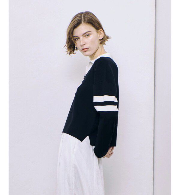 allureville「ラガーシャツプルオーバー」|ニット・セーター|