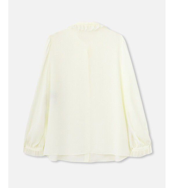 LOULOU WILLOUGHBY「【LOULOU WILLOUGHBY】ヨーリューフリルタイブラウス」|シャツ・ブラウス|