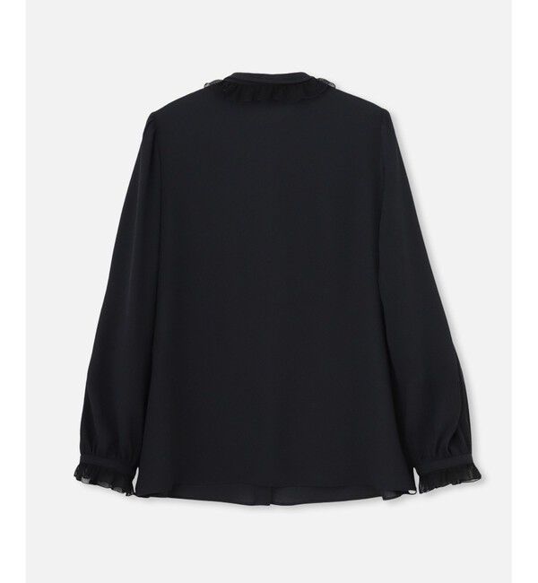 LOULOU WILLOUGHBY「【LOULOU WILLOUGHBY】ヨーリューフリルタイブラウス」|シャツ・ブラウス|