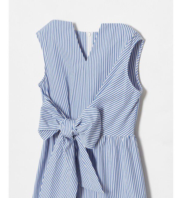 LOULOU WILLOUGHBY「【LOULOU WILLOUGHBY】ストライプリボンワンピース」|ワンピース|