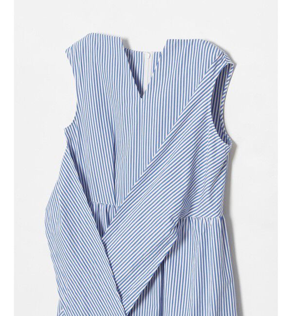 LOULOU WILLOUGHBY「【LOULOU WILLOUGHBY】ストライプリボンワンピース」|ワンピース|
